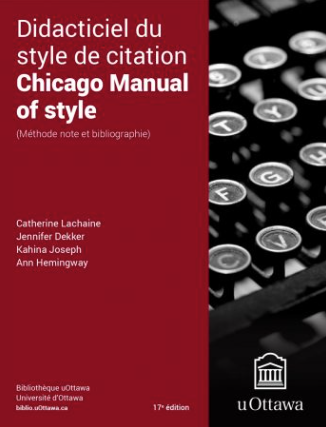 Page couverture du manuel